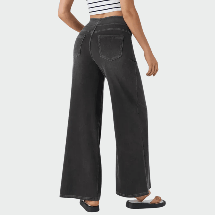 Meda High Waisted Elastic trousers (autumn)