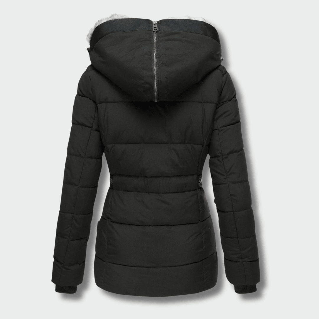 Aušra – a warm winter coat with a hood