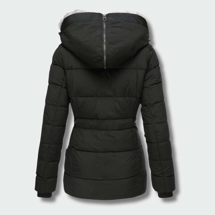 Aušra – a warm winter coat with a hood