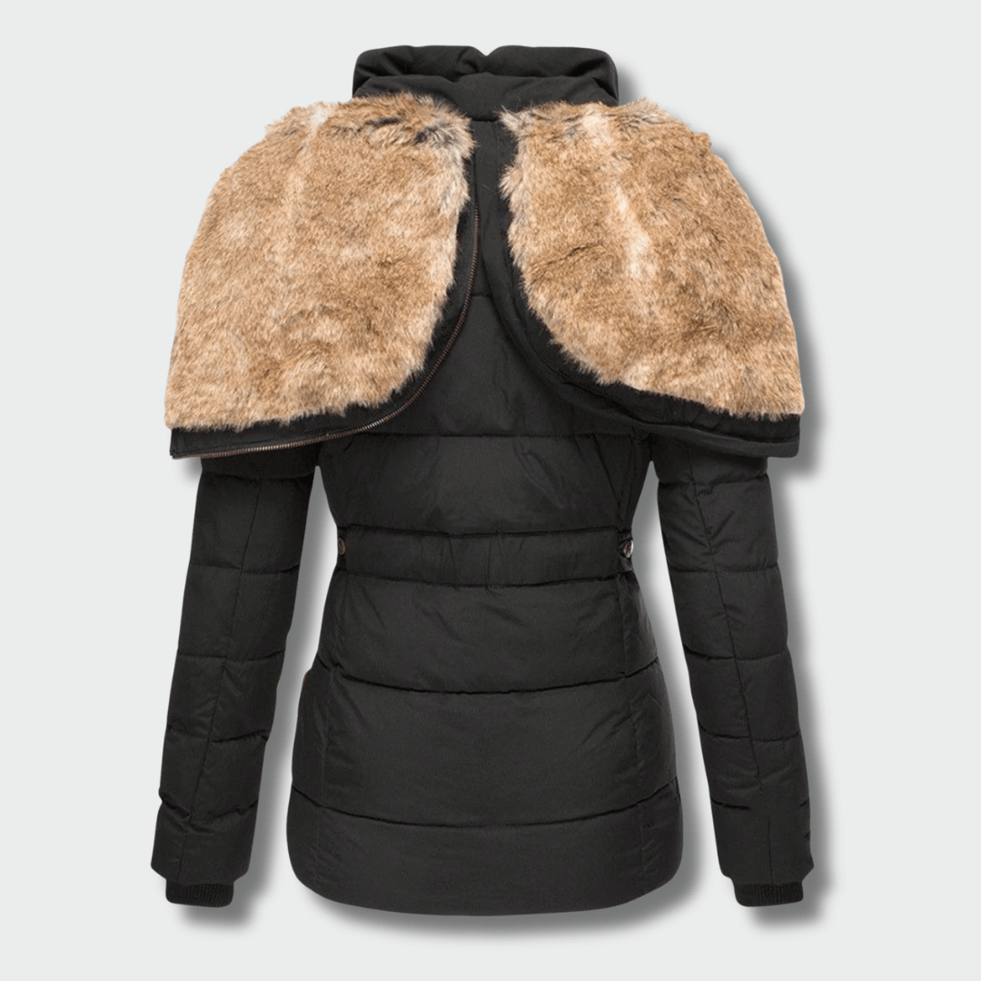 Aušra – a warm winter coat with a hood