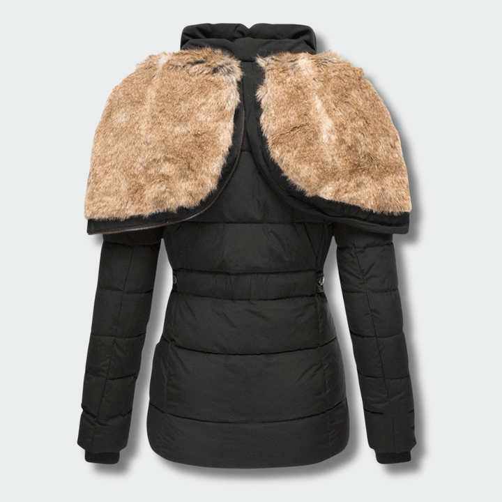 Aušra – a warm winter coat with a hood