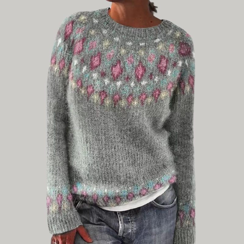 Sorcha | Patterned Knit Jumper