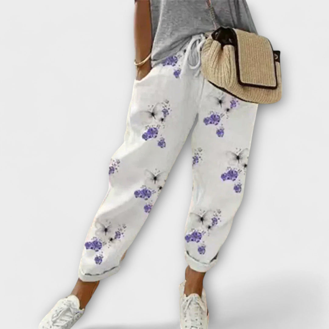 Aurora - Linen and cotton trousers