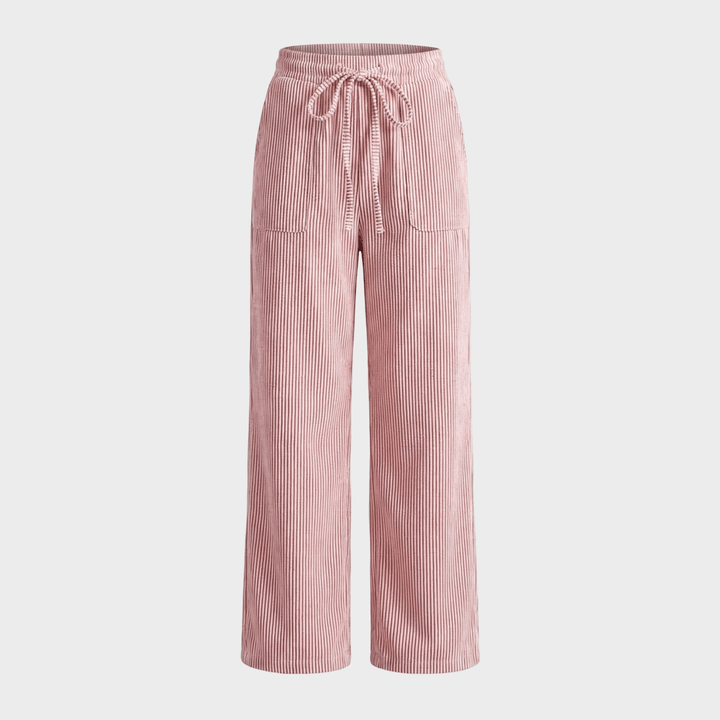 Maria - Comfortable trousers with elegant accents