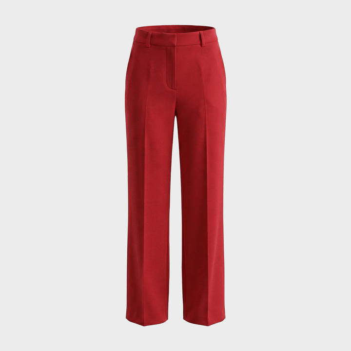 Carlen Classic Vest with Belt and Wide Leg trousers Set