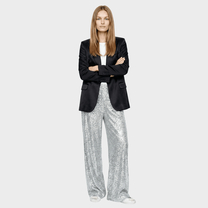 Elva trousers with High Waist and Loose Silhouette