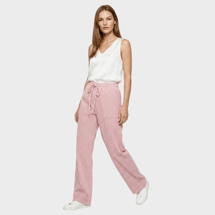 Maria - Comfortable trousers with elegant accents