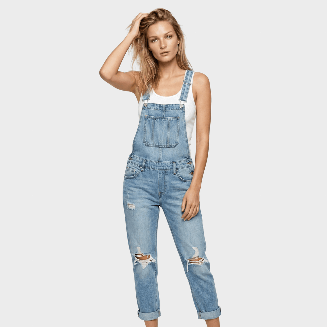 Gisela - Modern trousers with cuffs