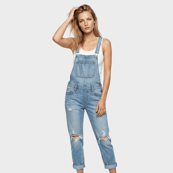 Gisela - Modern trousers with cuffs