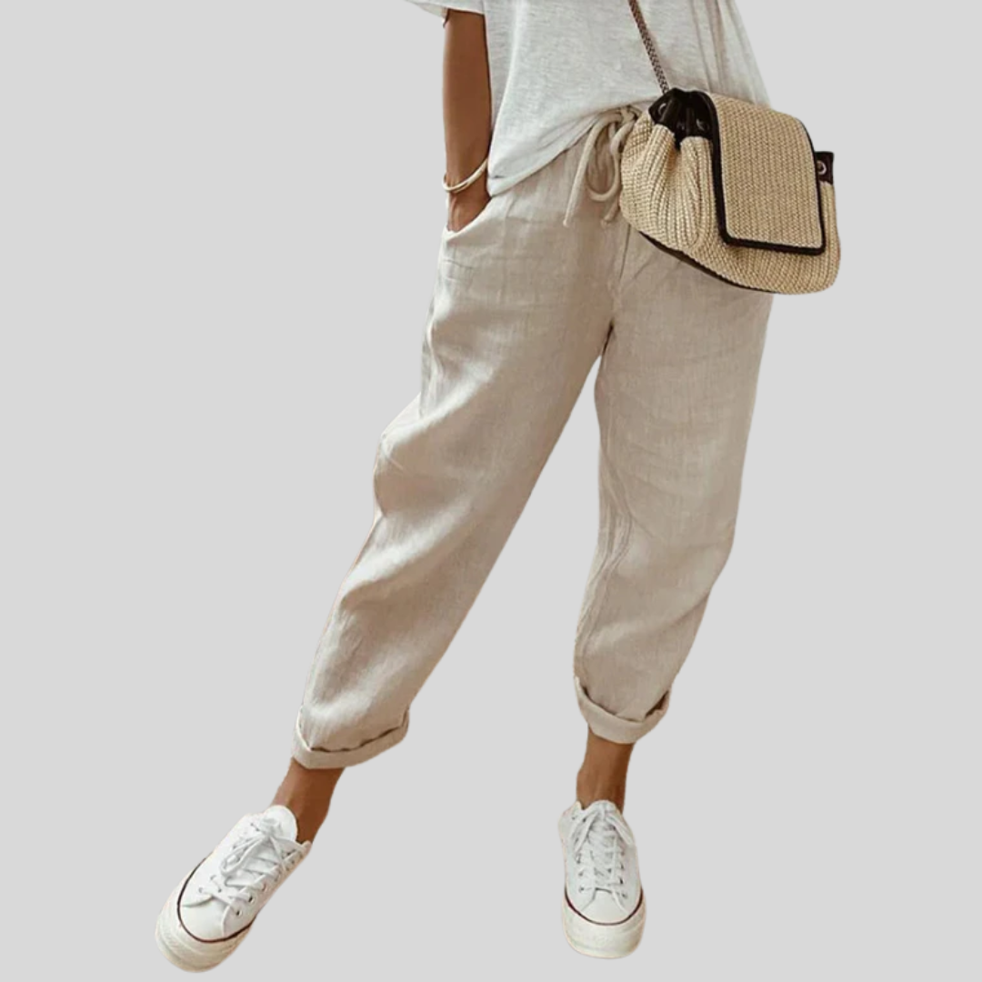 Siobhan | Elegant Comfort Fluid Trousers