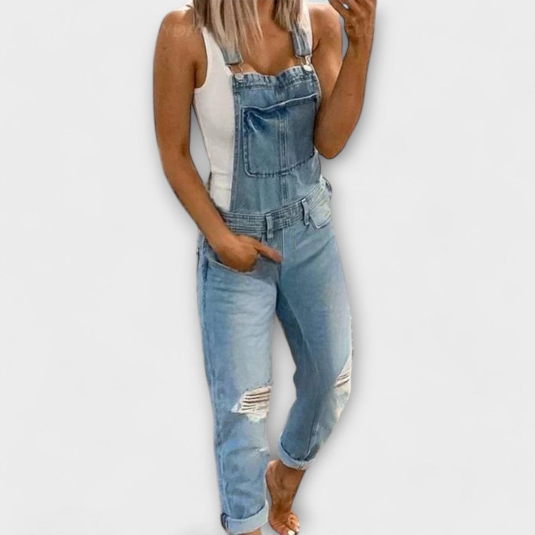 Gisela - Modern trousers with cuffs
