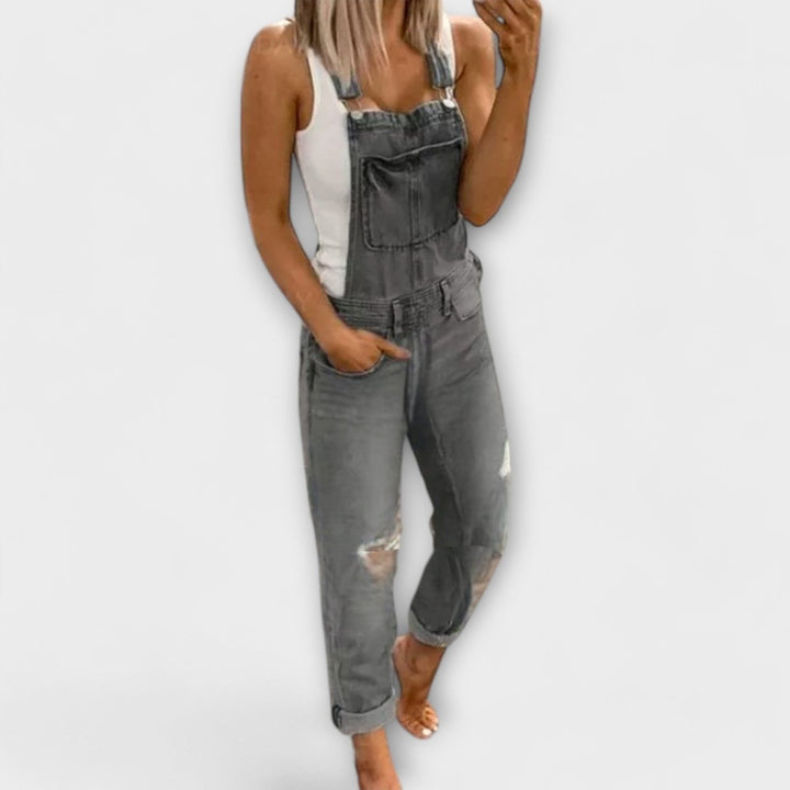 Gisela - Modern trousers with cuffs