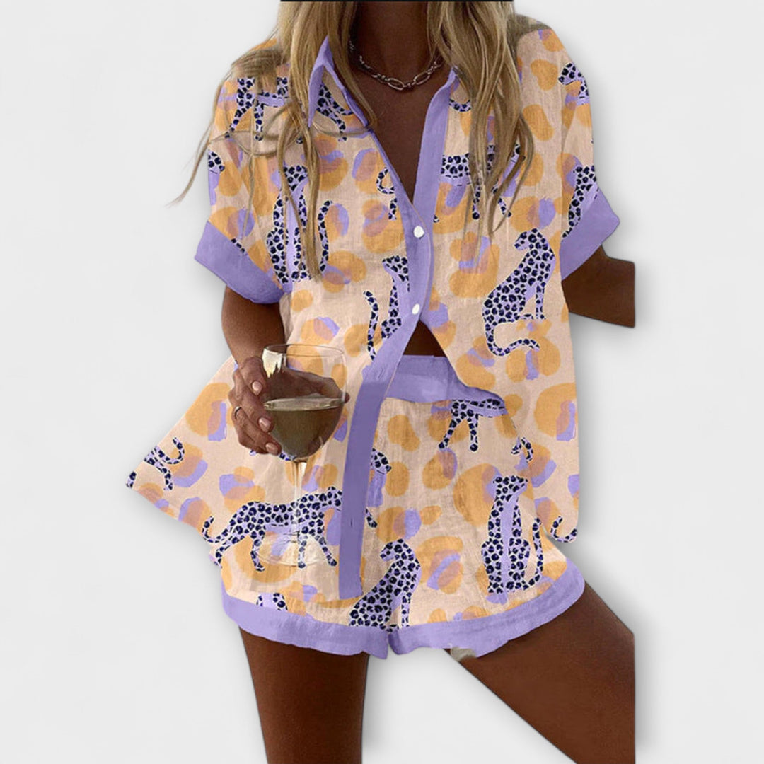 Gormlaith | Leopard Print Set