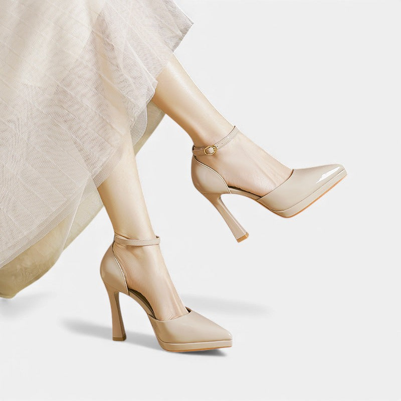 Dervla | Evette Leather Heels