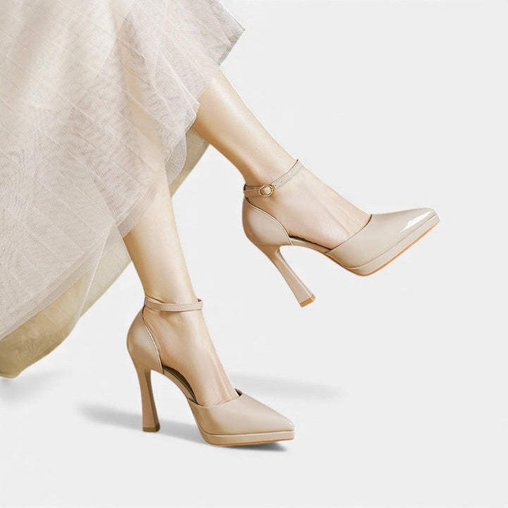 Dervla | Evette Leather Heels