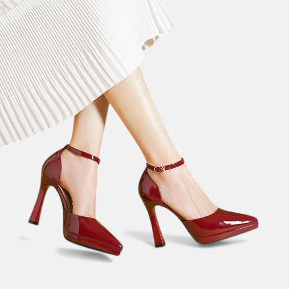 Dervla | Evette Leather Heels