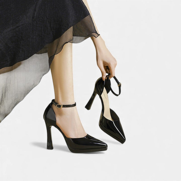 Dervla | Evette Leather Heels