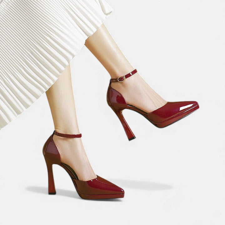 Dervla | Evette Leather Heels