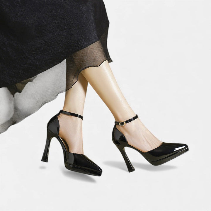 Dervla | Evette Leather Heels