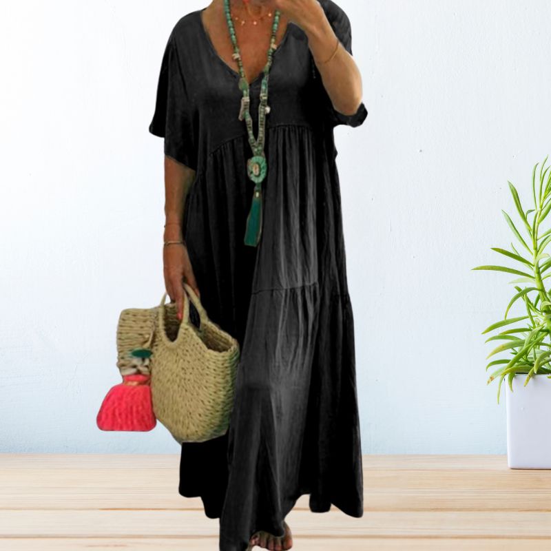 Aoife | Cotton Linen Dress