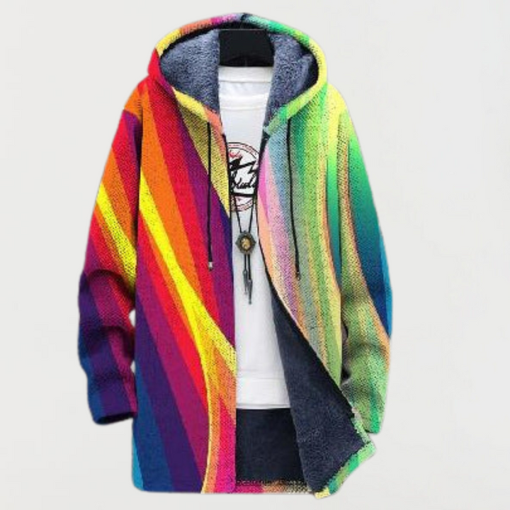 Aisling - Rainbow Stripe Sweatshirt
