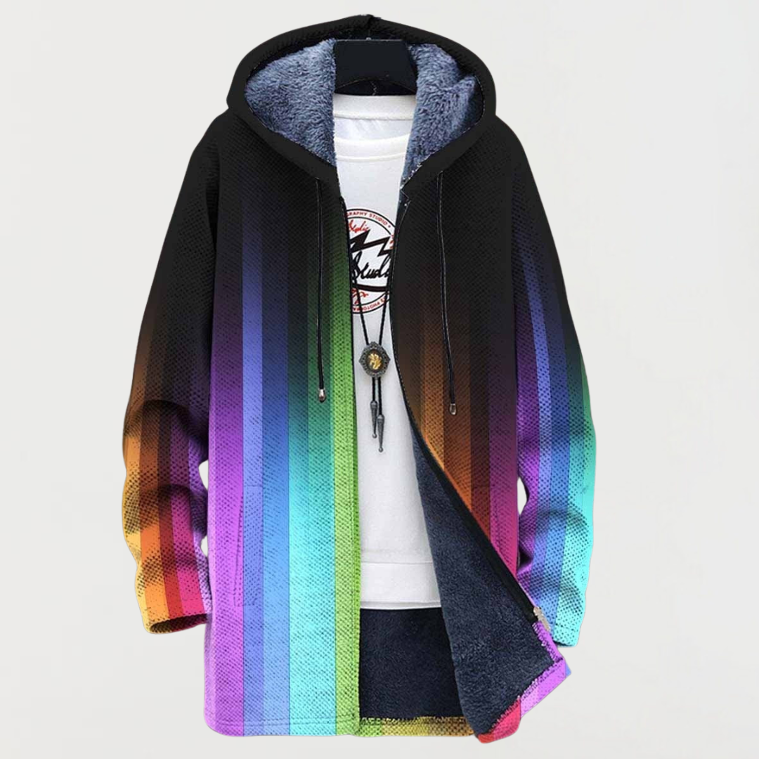 Máire - Rainbow Stripe Coat