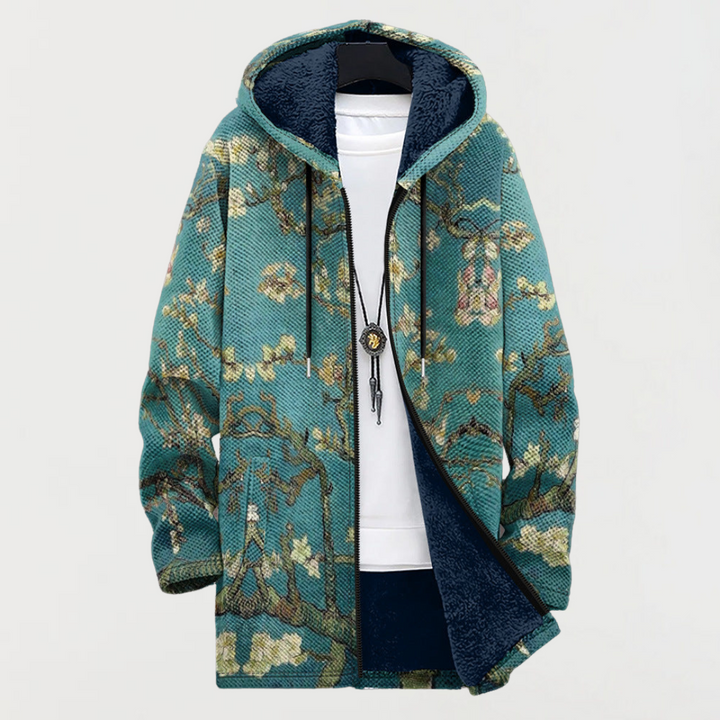 Eimear - Artistic Floral Design Coat