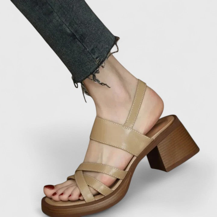 Hanbha | Elegant Cross-Strap Sandals