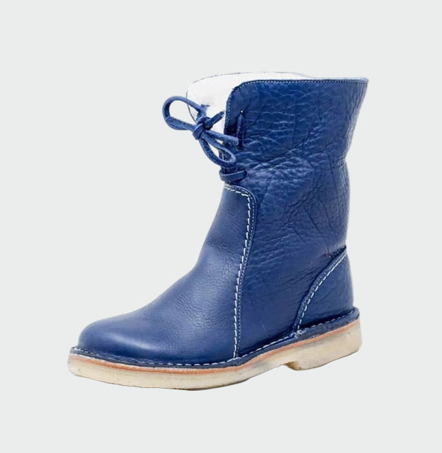 Bertha | Men's waterproof leather boots with wool lining