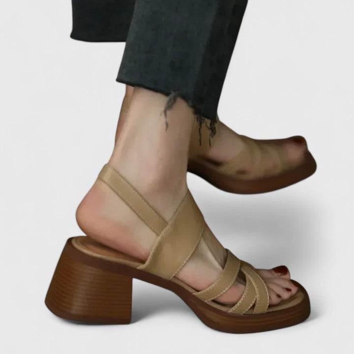 Hanbha | Elegant Cross-Strap Sandals