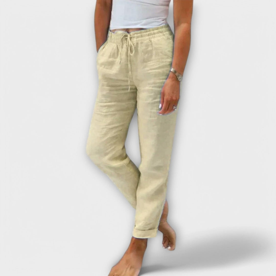Benedita - Lightweight linen trousers