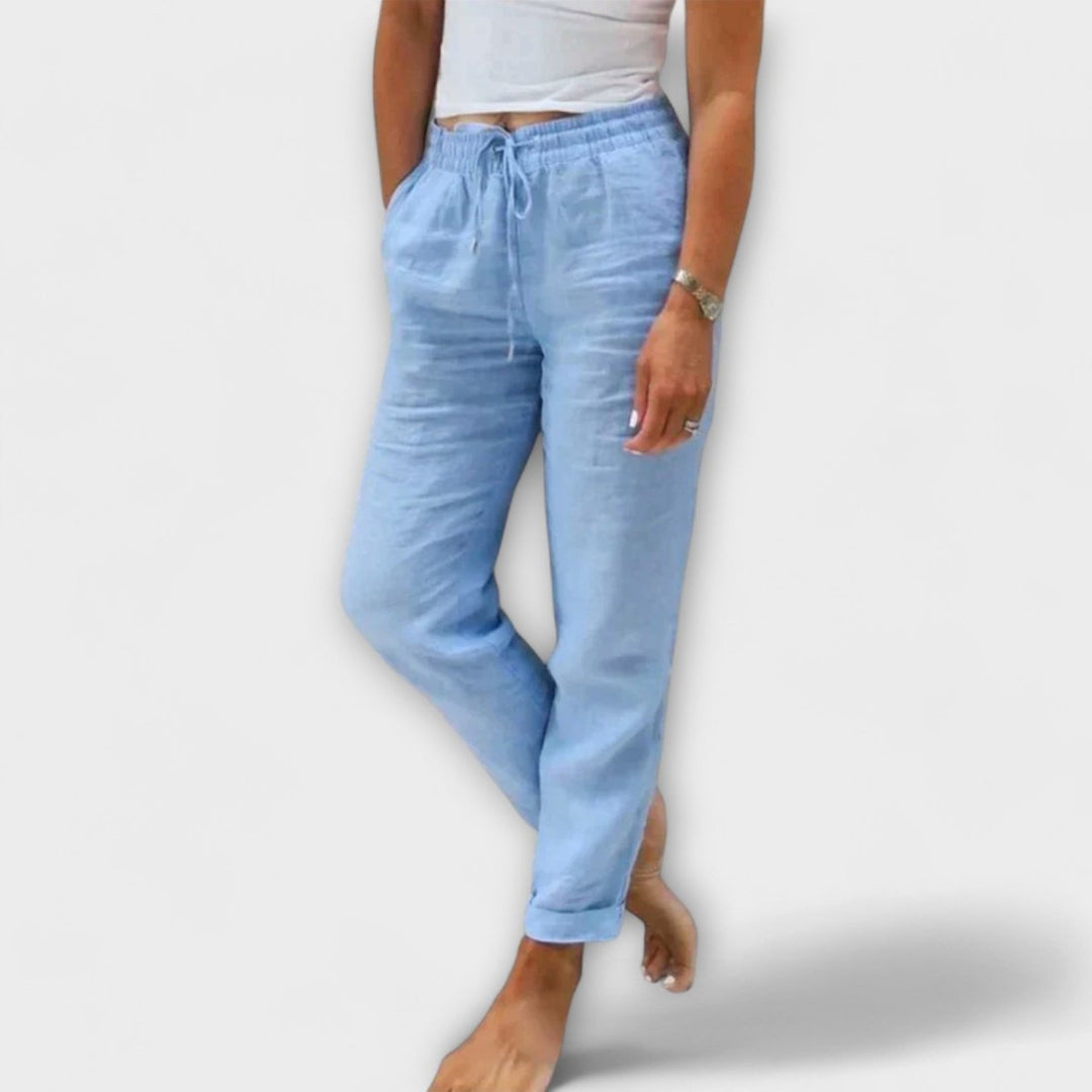 Benedita - Lightweight linen trousers