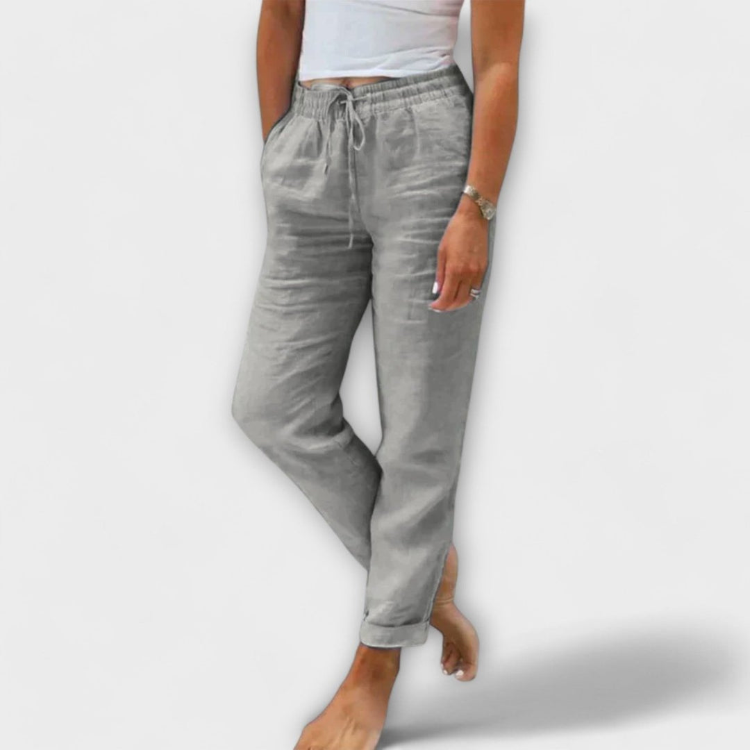 Benedita - Lightweight linen trousers