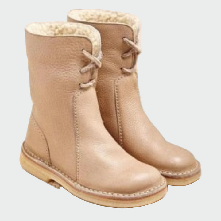 Bertha | Men's waterproof leather boots with wool lining