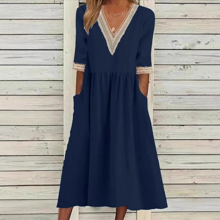 Treasa | Lace Midi Dress
