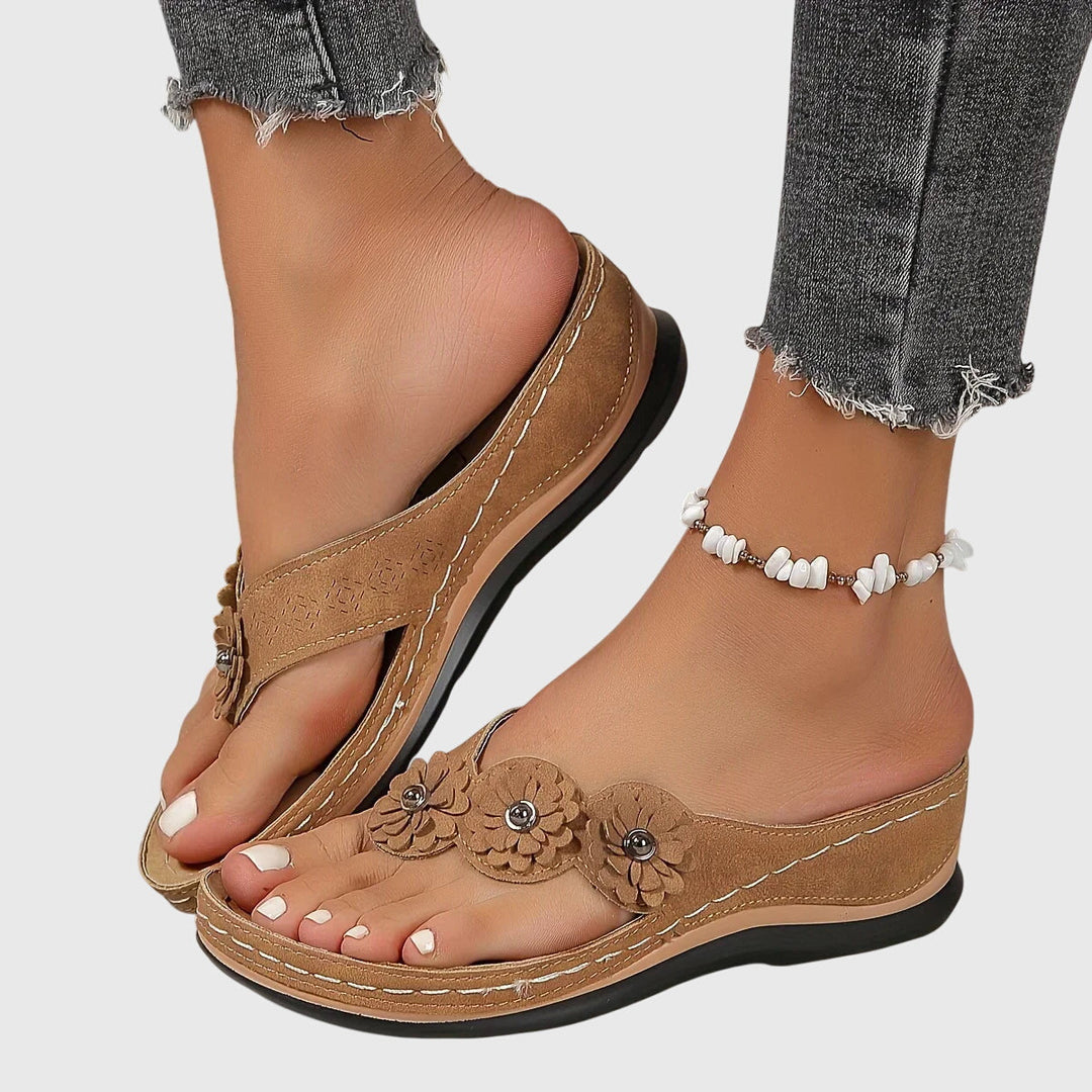 Brigid | Elegant Orthopedic Flip Flops