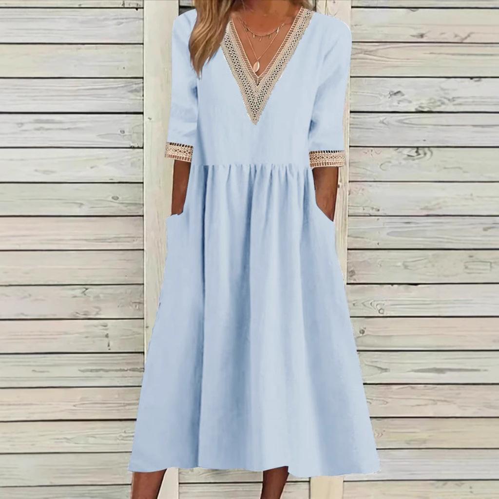 Treasa | Lace Midi Dress