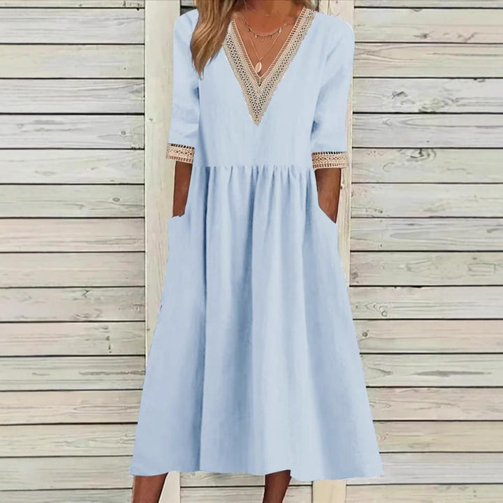 Treasa | Lace Midi Dress