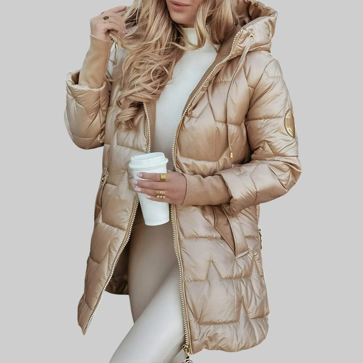 Ailbhe | Elegant Autumn Coat with Hood