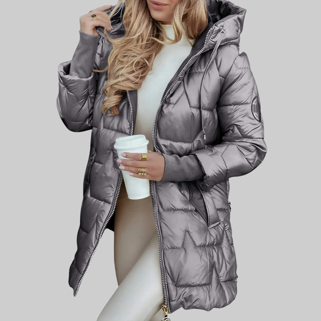 Ailbhe | Elegant Autumn Coat with Hood