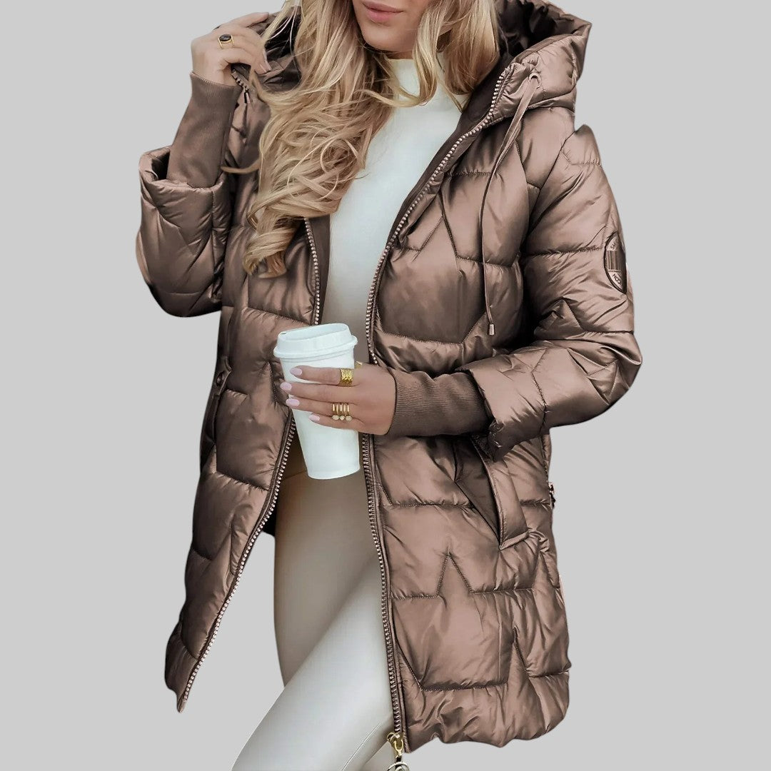 Ailbhe | Elegant Autumn Coat with Hood