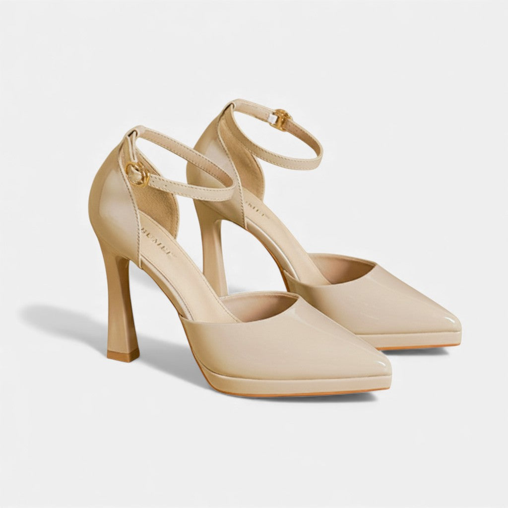 Dervla | Evette Leather Heels