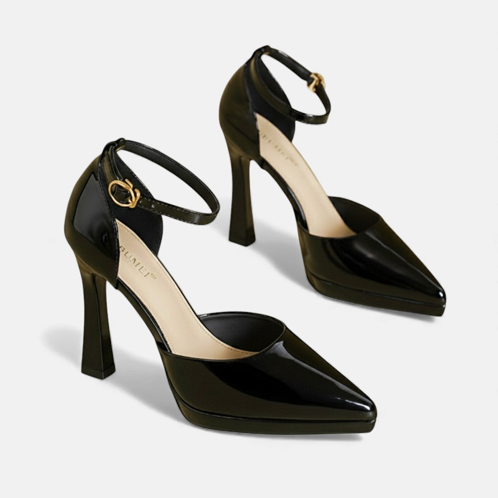 Dervla | Evette Leather Heels