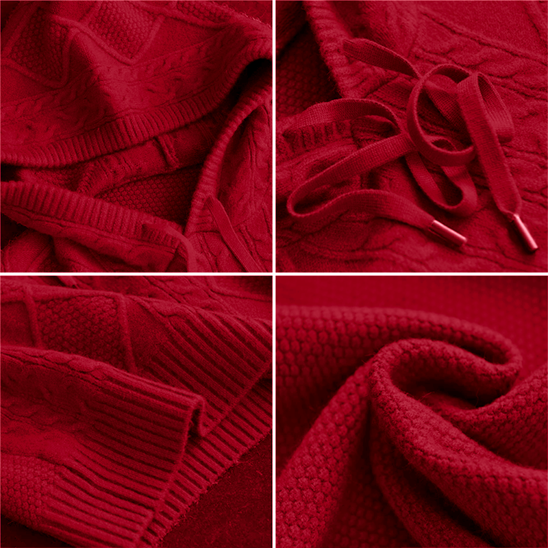 Blathnaid | Cable-Knit Hooded Jumper
