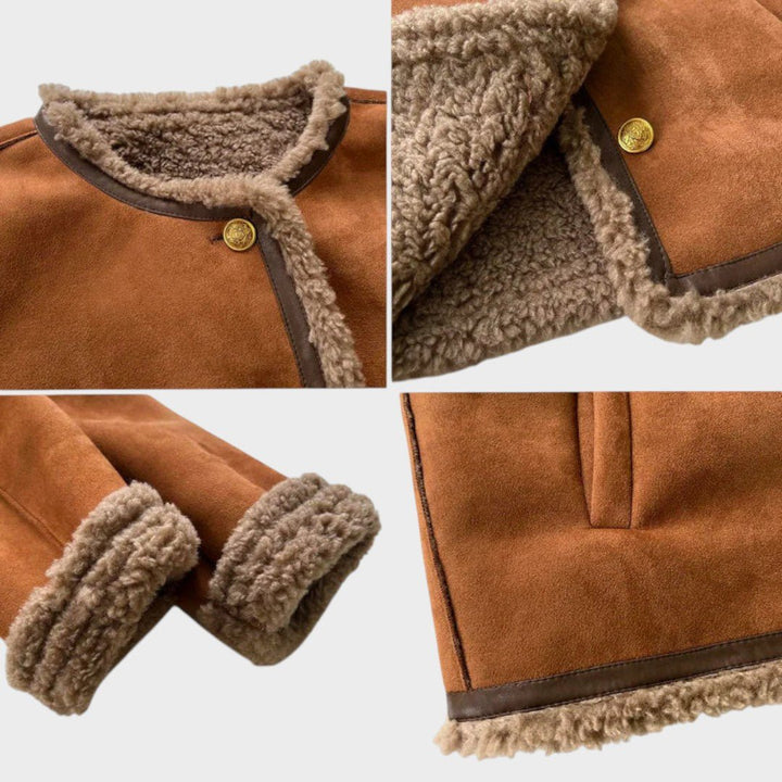 Simona - Fashion button down jacket