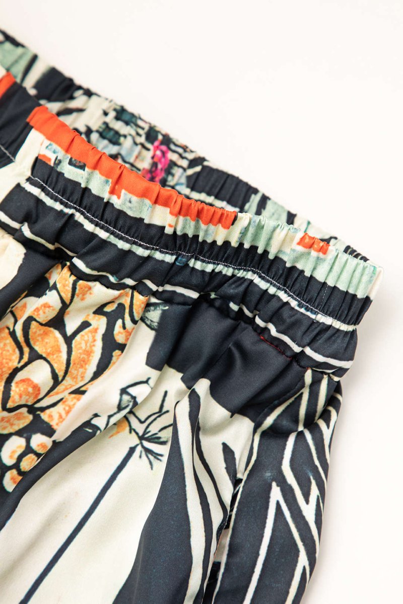 Arce High Waist Tight trousers with Floral Pattern