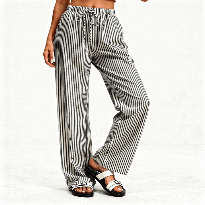 Sabrina Straight trousers with Adjustable Waist