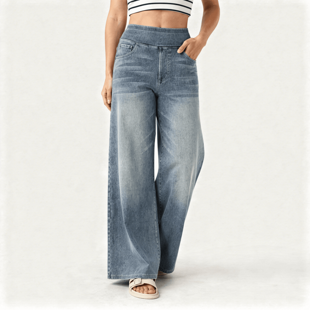 Meda High Waisted Elastic trousers (autumn)