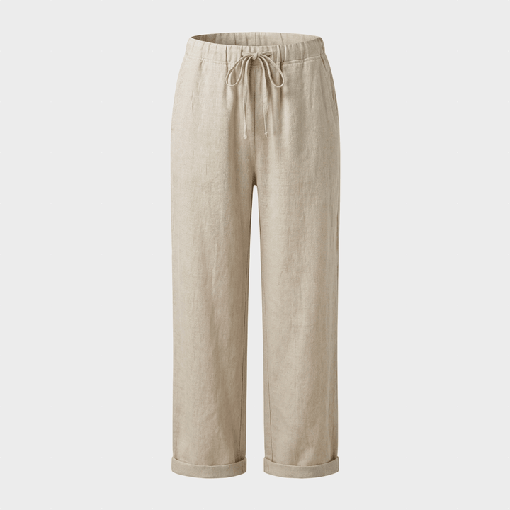 Francisca - Modern and everyday linen trousers