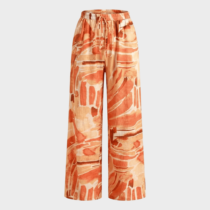 Senda Plati trousers with Abstract Pattern